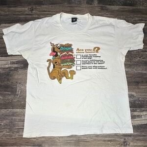 Vintage 1997 Scooby-Doo Chow Hound Tee Warner Bros - USA Made - XL - GUC